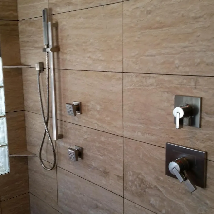 Shower fixture installation for Water Heater Replacement in Great Neck Plaza